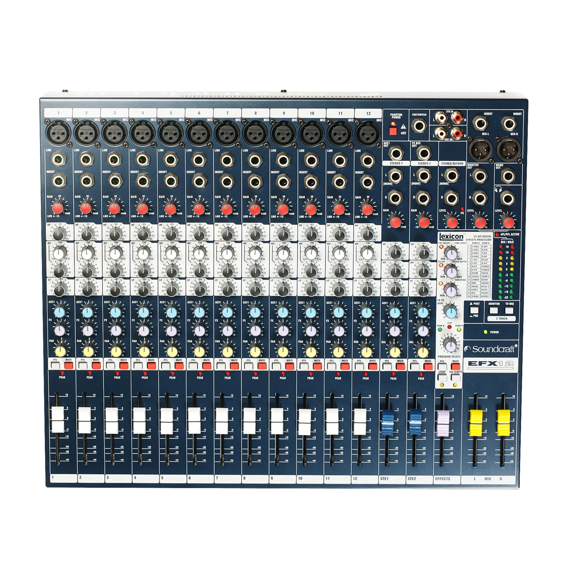 Soundcraft EFX12 12-Channel Mixer With Lexicon Effects