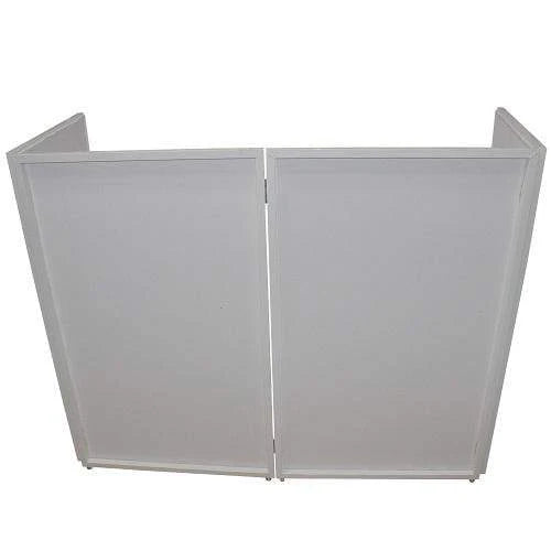 DJ booth facade - White